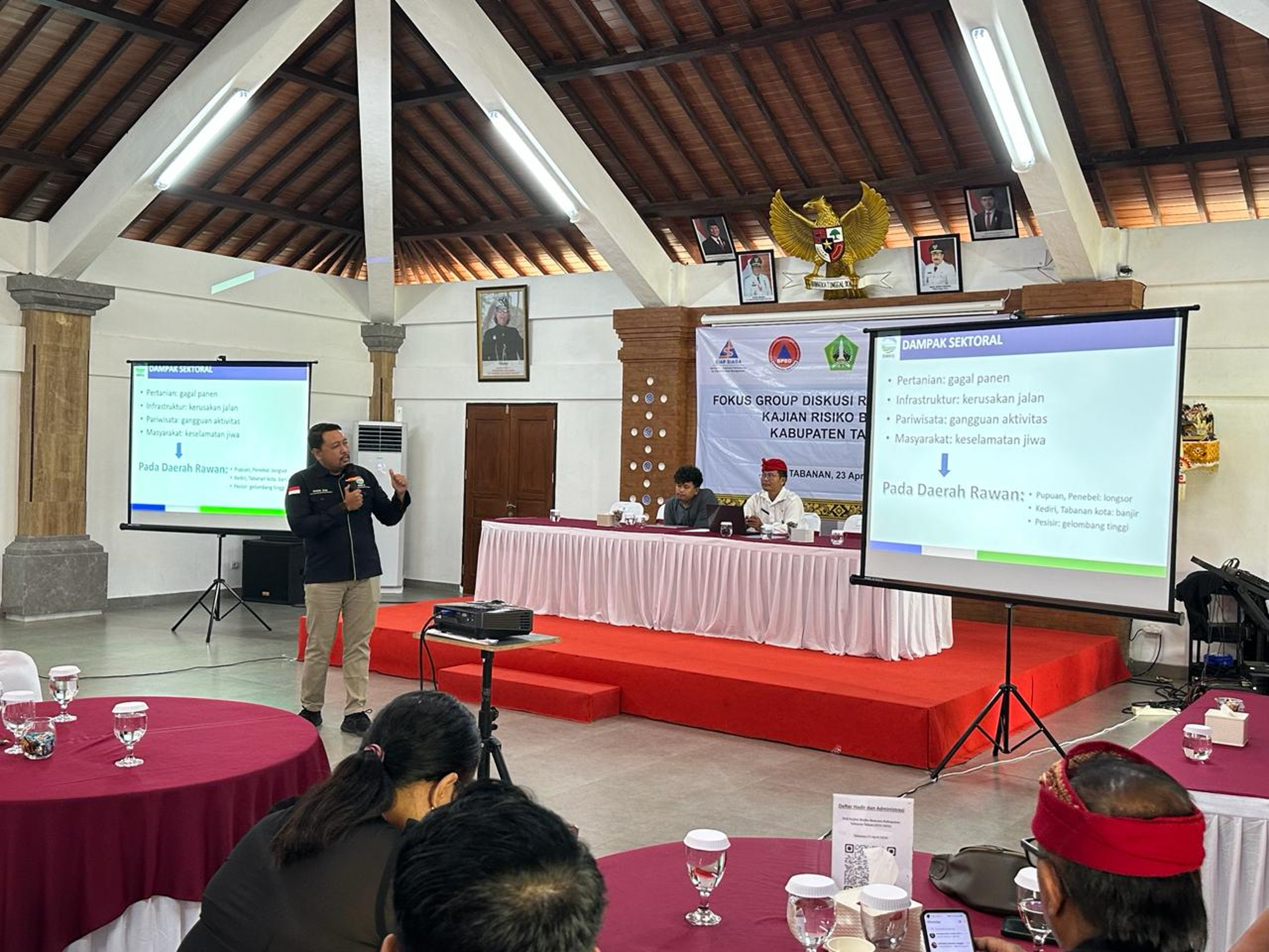 Stasiun Klimatologi Bali Berkontribusi dalam FGD Review Dokumen Kajian Risiko Bencana Kabupaten Tabanan